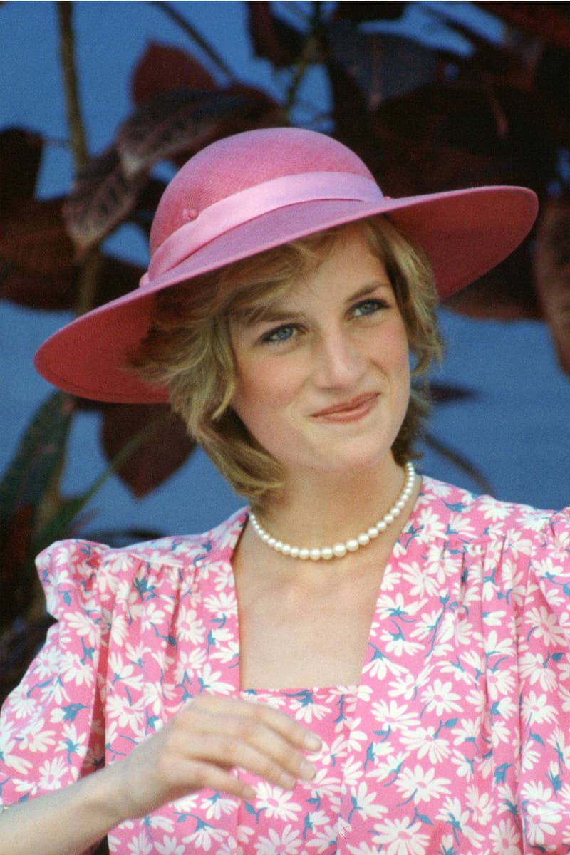 Princess Diana Best Hat Moments Royal Visits John Boyd Cap Wide Brim Hat Boater Fascinator Pillbox British Royal Family