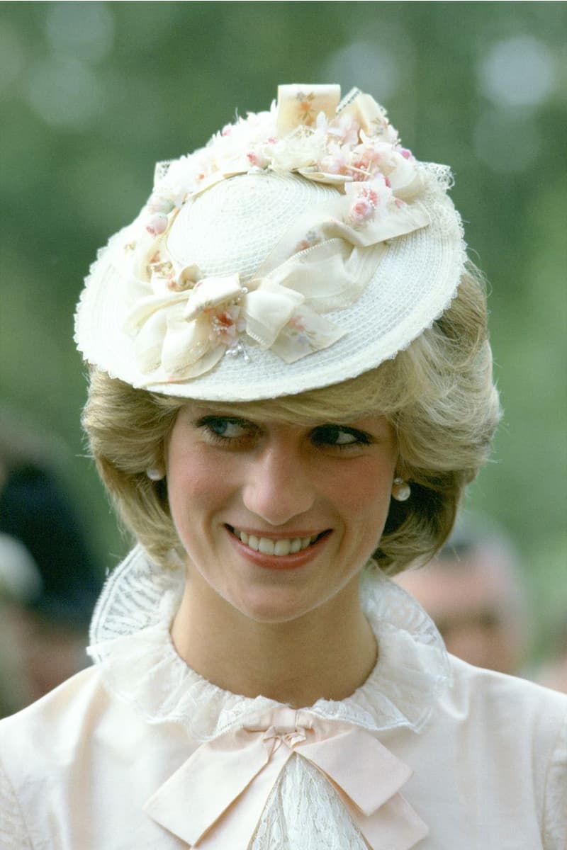 Princess Diana Best Hat Moments Royal Visits John Boyd Cap Wide Brim Hat Boater Fascinator Pillbox British Royal Family