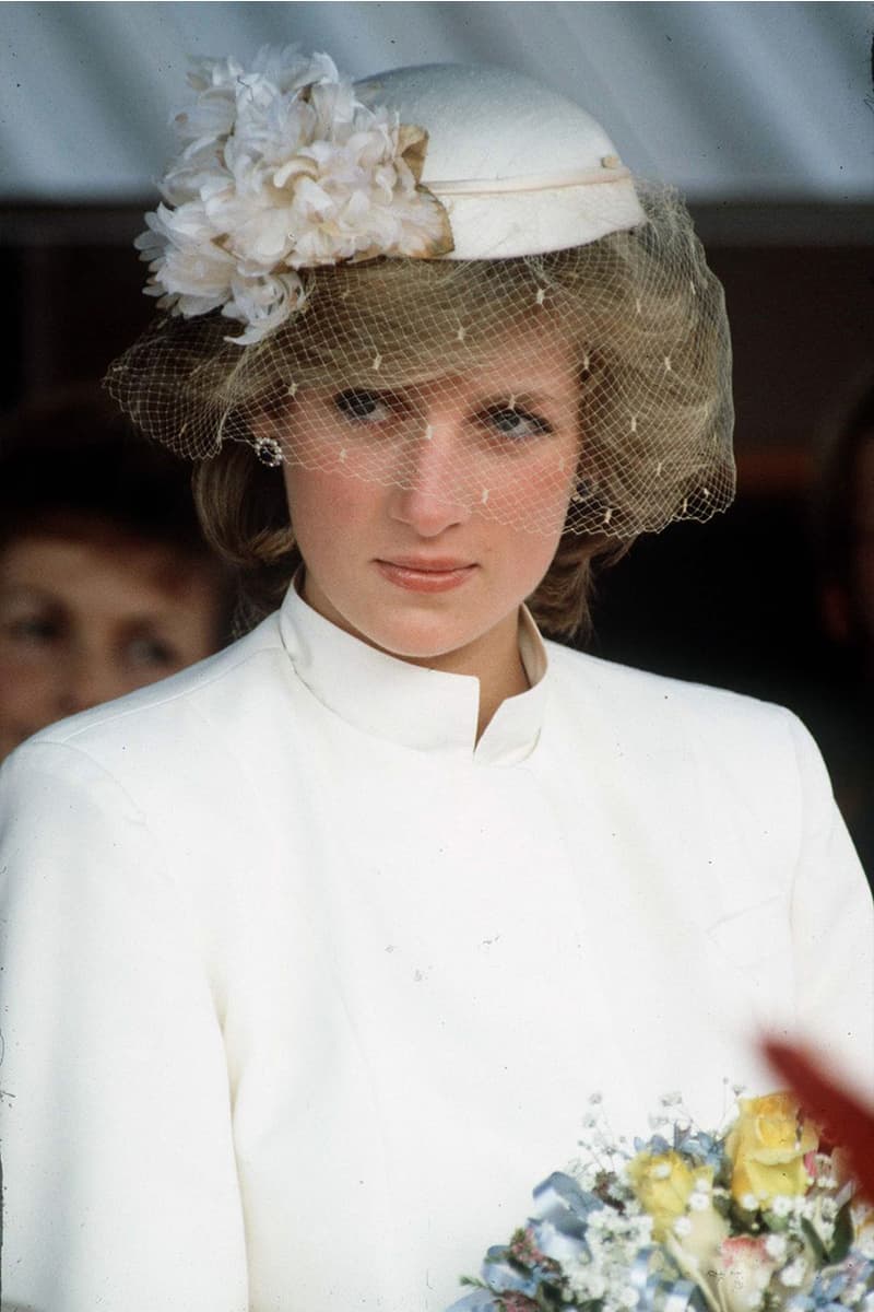 Princess Diana Best Hat Moments Royal Visits John Boyd Cap Wide Brim Hat Boater Fascinator Pillbox British Royal Family