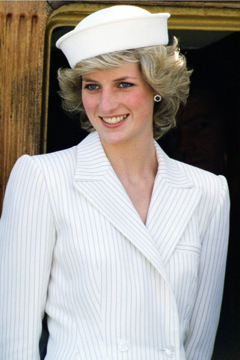 Princess Diana Best Hat Moments Royal Visits John Boyd Cap Wide Brim Hat Boater Fascinator Pillbox British Royal Family