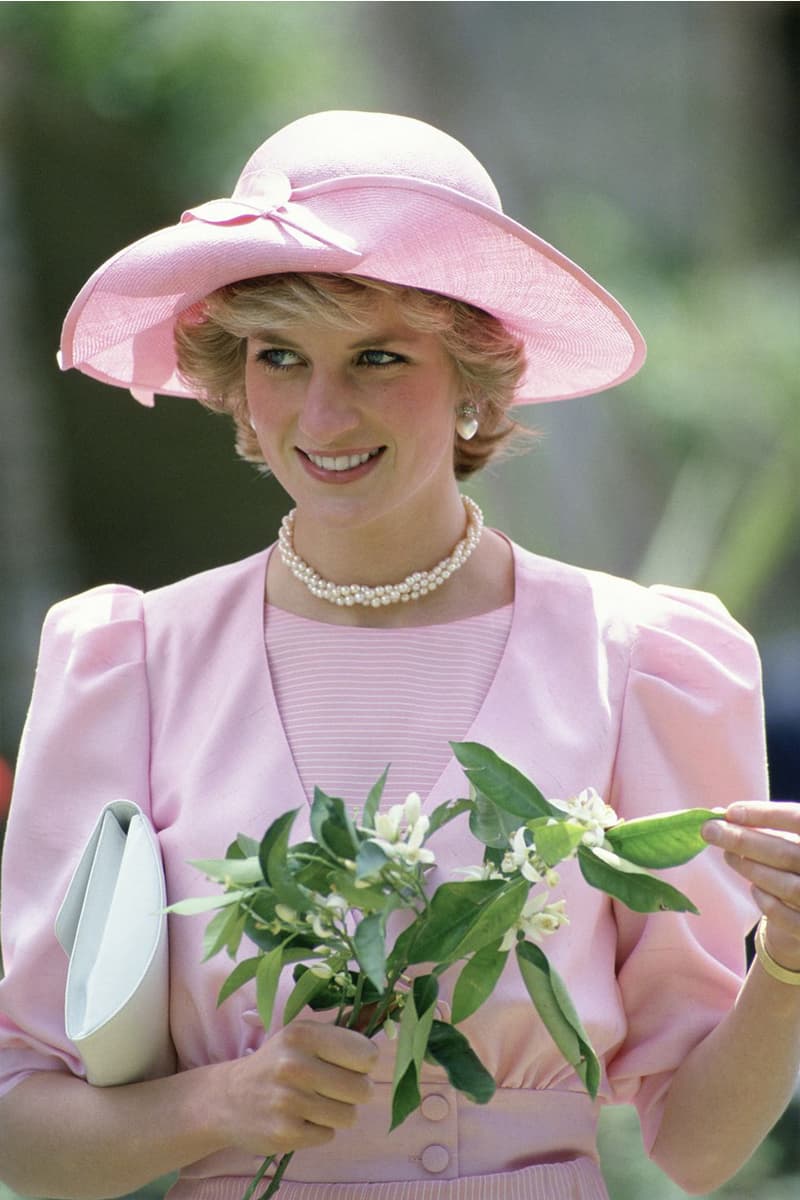 Princess Diana Best Hat Moments Royal Visits John Boyd Cap Wide Brim Hat Boater Fascinator Pillbox British Royal Family