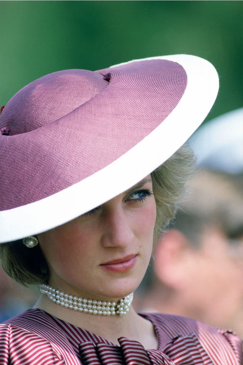 Princess Diana Best Hat Moments Royal Visits John Boyd Cap Wide Brim Hat Boater Fascinator Pillbox British Royal Family