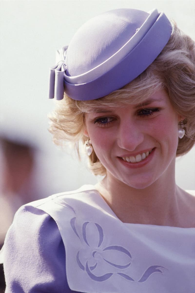 Princess Diana Best Hat Moments Royal Visits John Boyd Cap Wide Brim Hat Boater Fascinator Pillbox British Royal Family