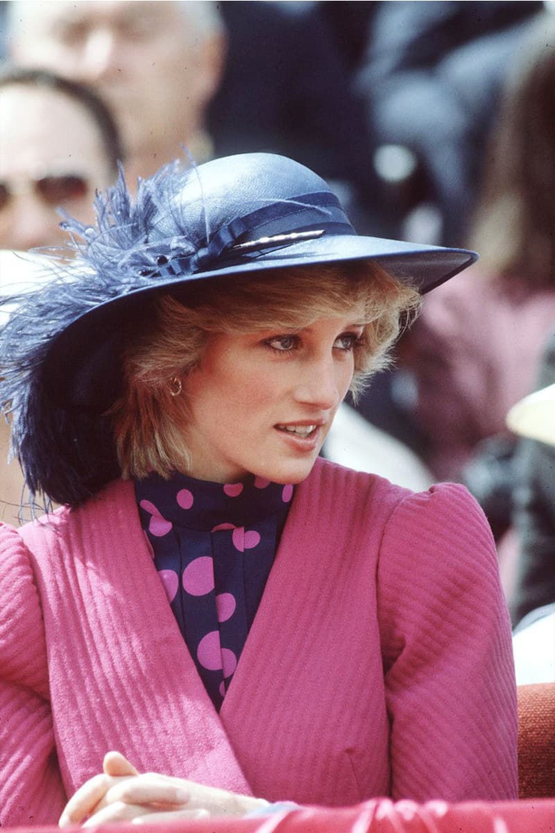 Princess Diana Best Hat Moments Royal Visits John Boyd Cap Wide Brim Hat Boater Fascinator Pillbox British Royal Family