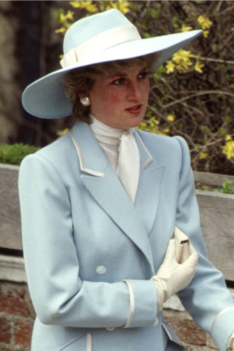 Princess Diana Best Hat Moments Royal Visits John Boyd Cap Wide Brim Hat Boater Fascinator Pillbox British Royal Family