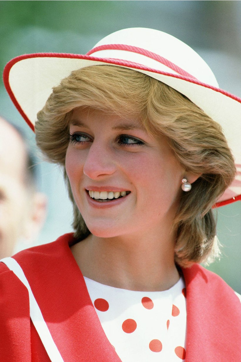 Princess Diana Best Hat Moments Royal Visits John Boyd Cap Wide Brim Hat Boater Fascinator Pillbox British Royal Family