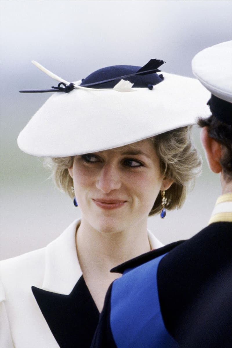 Princess Diana Best Hat Moments Royal Visits John Boyd Cap Wide Brim Hat Boater Fascinator Pillbox British Royal Family