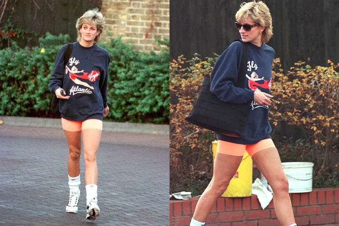 誰又想到這麼多年後戴安娜王妃還會帶起時尚潮流?這次是單車褲!