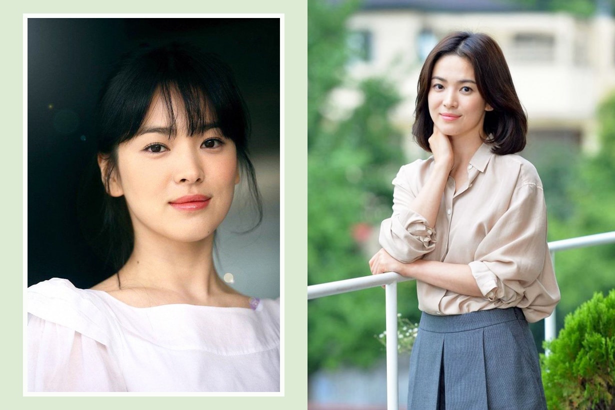 Song Hye Kyo Song Joong Ki Song Song CP Korean Idols Wedding Guest Short Bob Anti aging Hairstyle Park Bo Gum Boyfriend K Drama