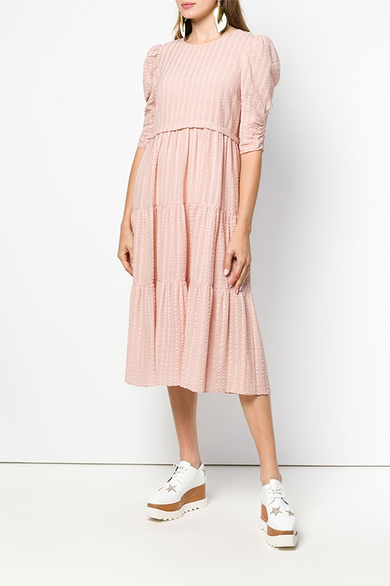 summer wedding guest dresses with sleeves 16 SEE BY CHLOÉ textured dress
