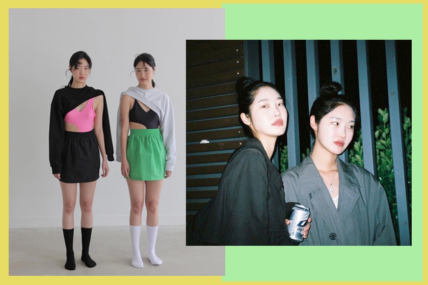 korean fashion twins freckle @malincovita @oh.my.jin instagram stylish