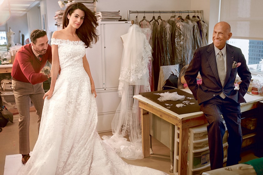 Celebrity Wedding Vogue amal clooney kim kardashian cindy crawford