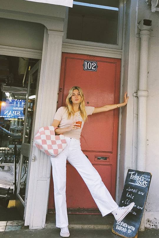 white sneakers summer outfits idea instagram_