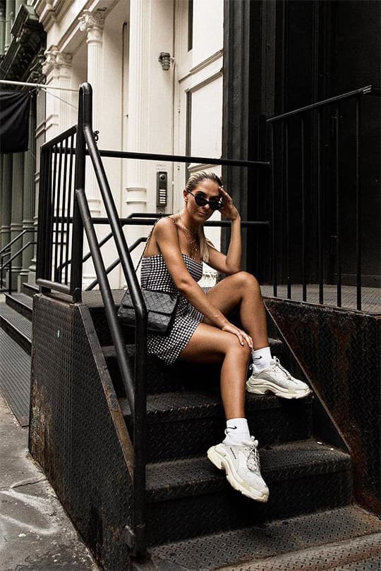 white sneakers summer outfits idea instagram_