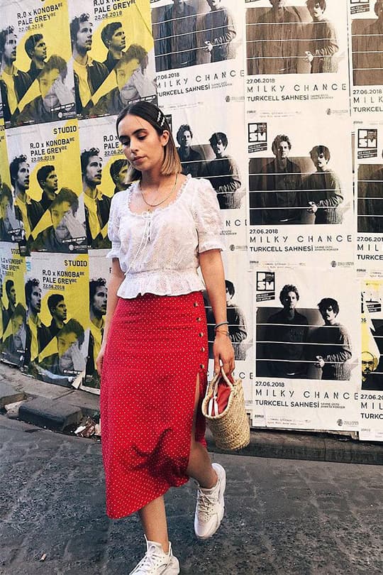 white sneakers summer outfits idea instagram_