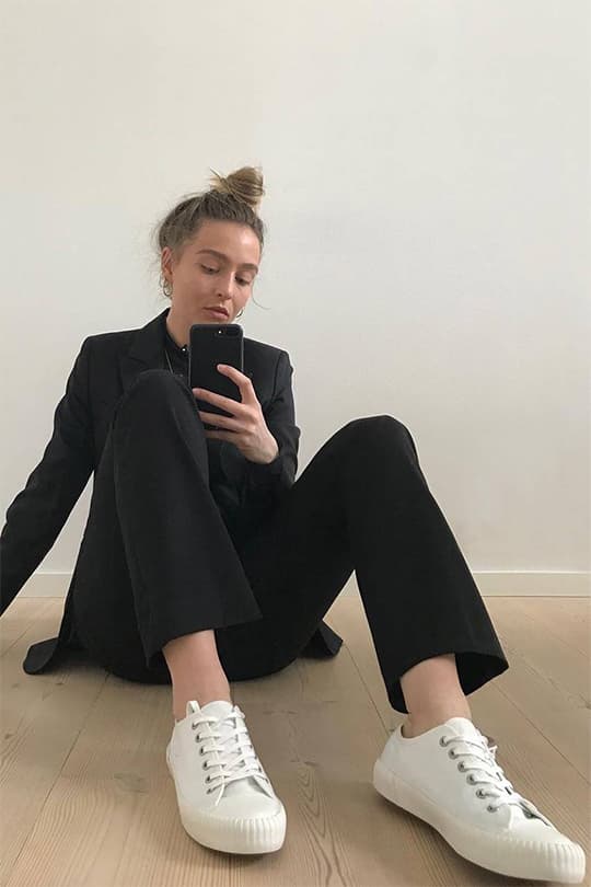 white sneakers summer outfits idea instagram_