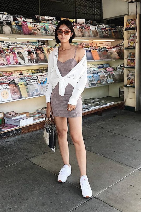 white sneakers summer outfits idea instagram_