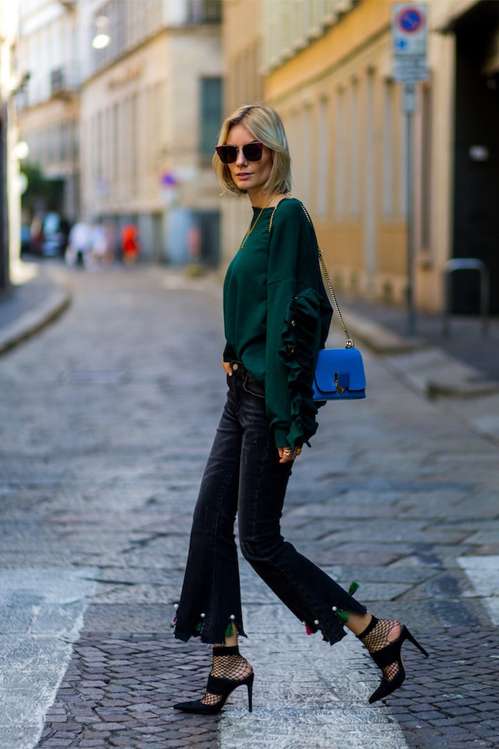 Socks with Heels Fall Winter Street Style