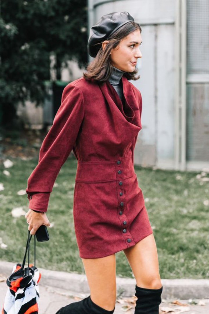 Beret Fall Street Style