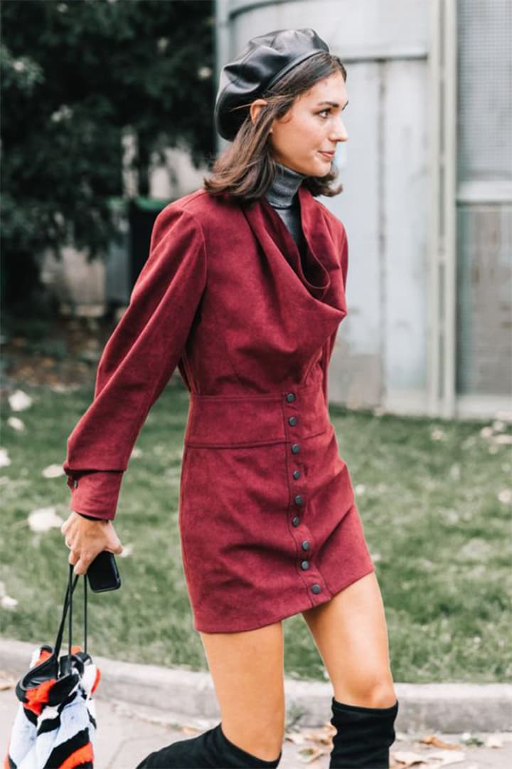 Beret Fall Street Style