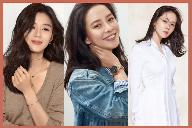 Son Ye Jin Shin Min Ah Park Soo Jin Yoon Seung A Jun Ji Hyun Jang Na Ra Dara Song Ji Hyo Han Ji Min Song Hye Kyo korean female celebrities anti aging skincare tips