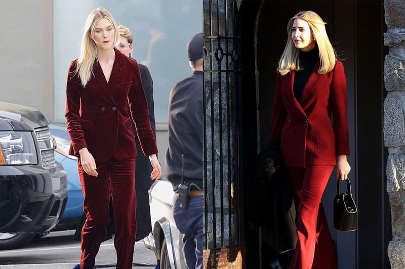 Karlie Kloss Ivanka Trump Red Jumpsuit