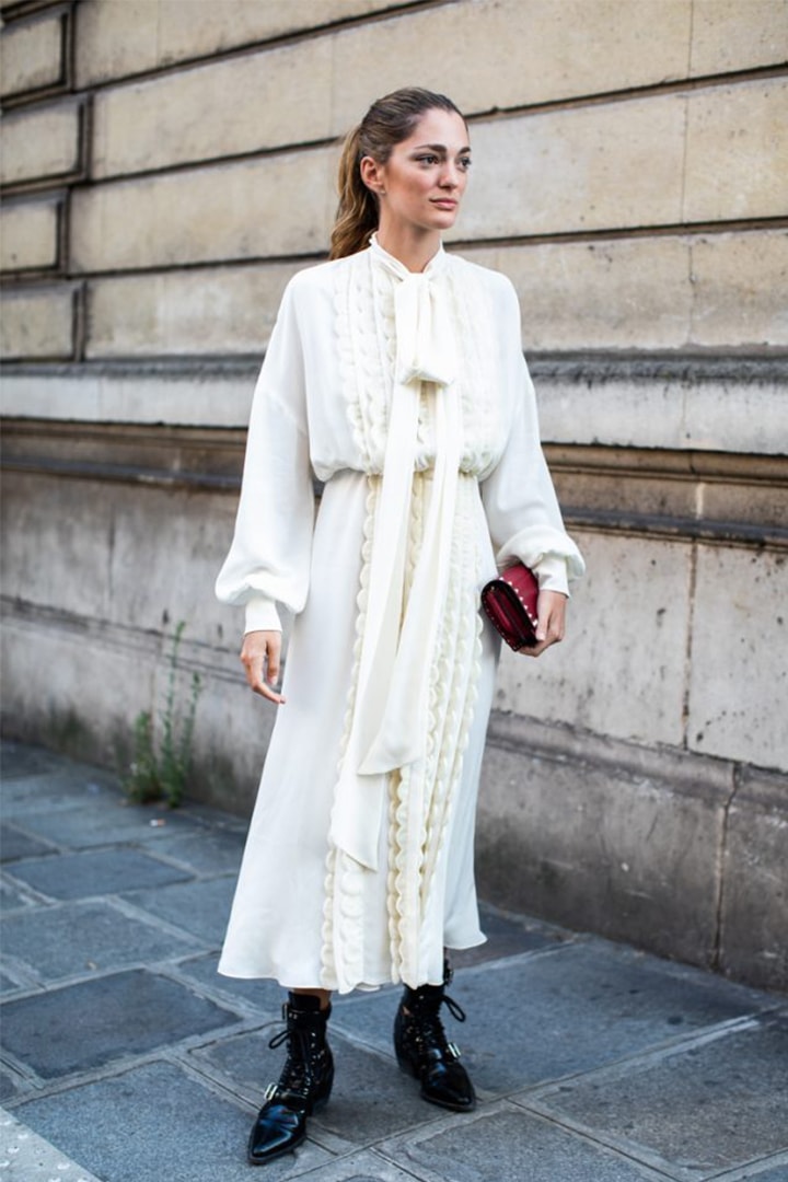 White Dress Summer Trend