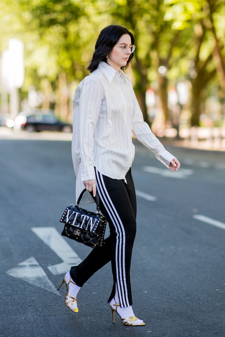 Socks with Heels Fall Winter Street Style