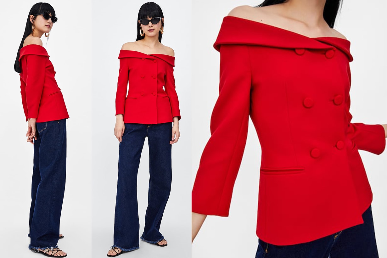 Zara Red Blazer looks like Meghan Markle's Trooping the colour dress 