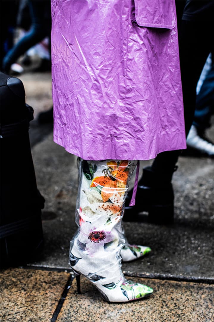 Rainy Day Outfit Street Style PVC Boots