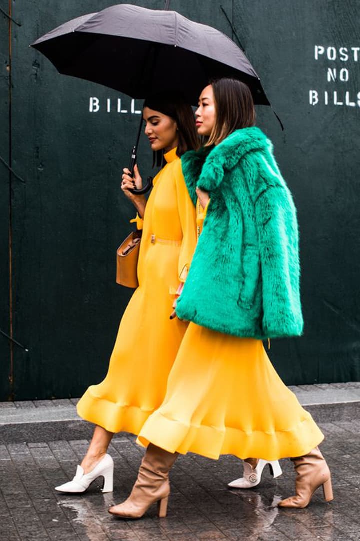 Fall Winter Street Style Dresses with Boots