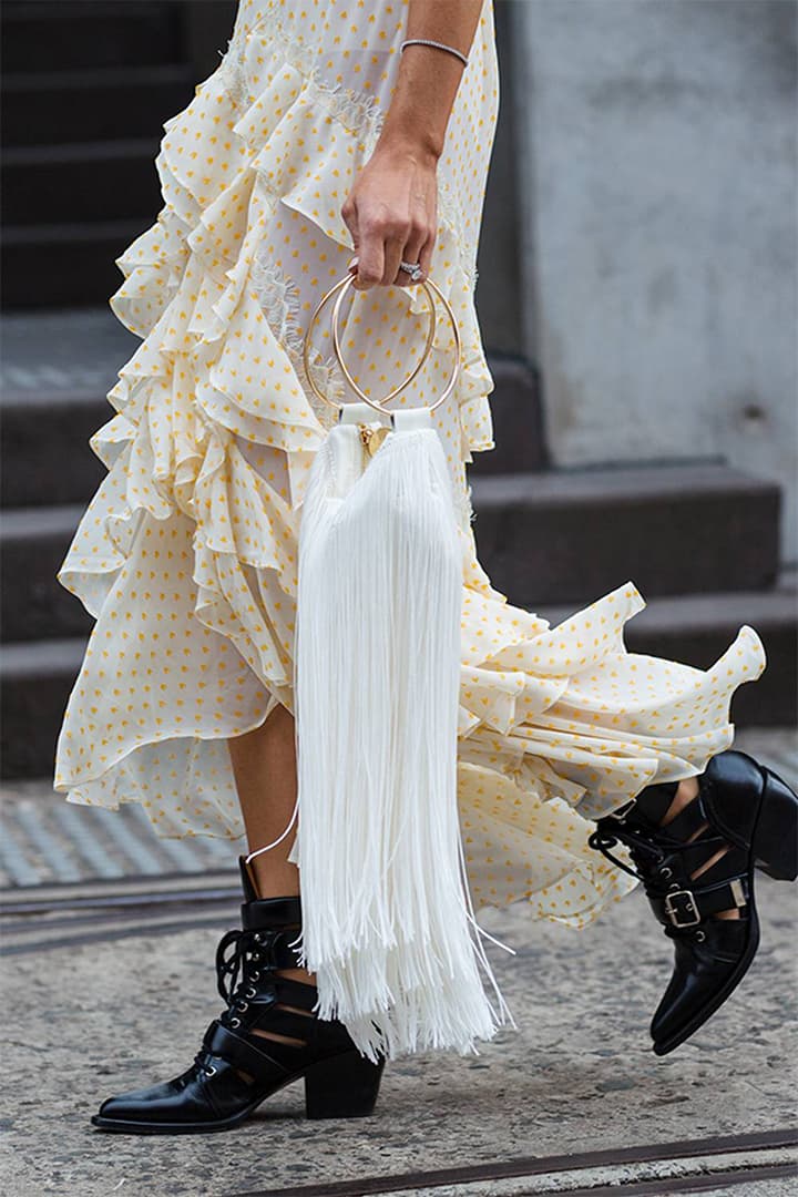 Fall Winter Street Style Dresses with Boots