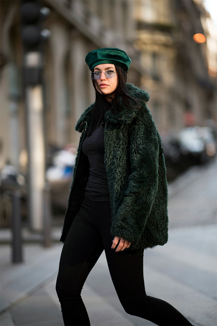 Beret Style All Black Street Style