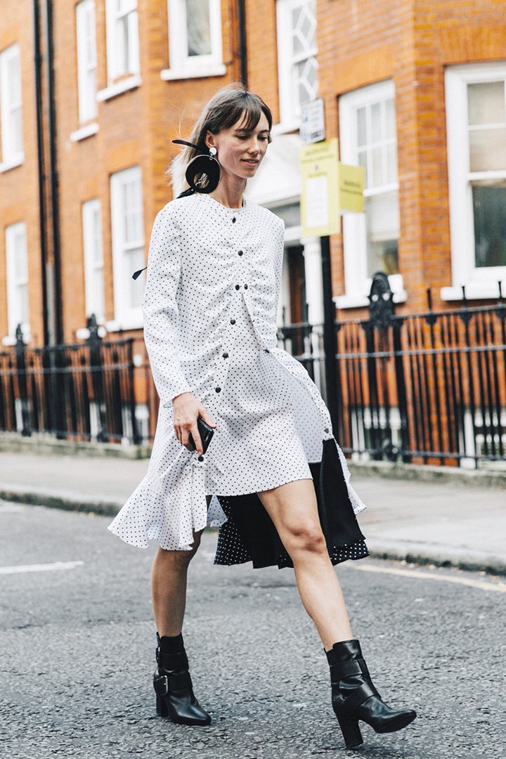 White Dots Dress Summer Trend