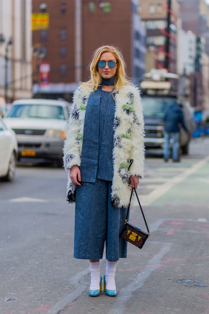 Socks with Heels Fall Winter Street Style