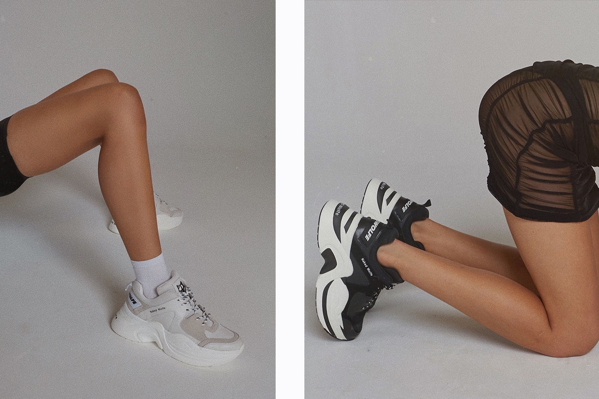 Gigi Hadid's favorite shoes naked wolfe track chunky sneaker lookbook