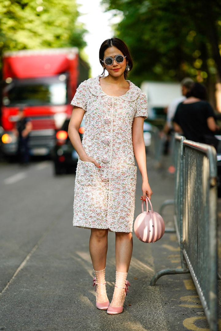 Socks with Heels Fall Winter Street Style