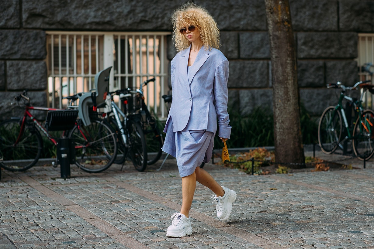 Street Style at Oslo Fashion Week Spring 2019 Oversized Blazer