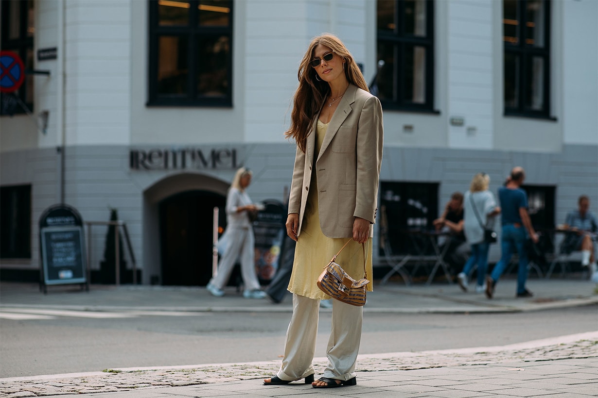 Street Style at Oslo Fashion Week Spring 2019 Blazer