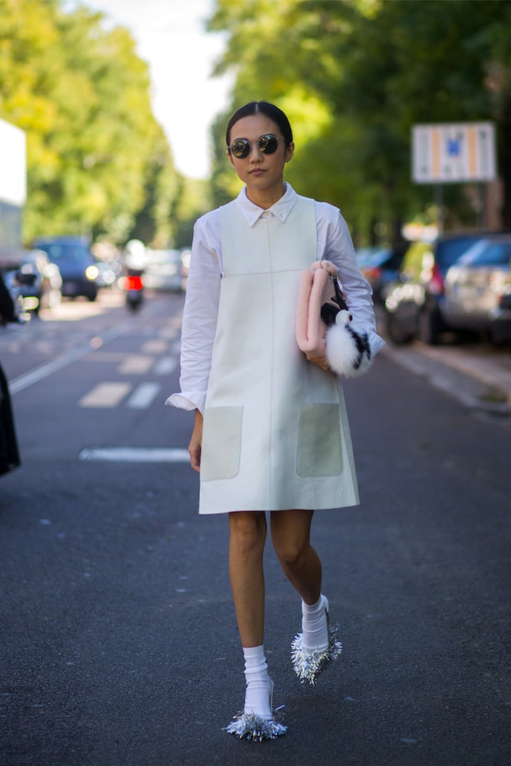 Socks with Heels Fall Winter Street Style