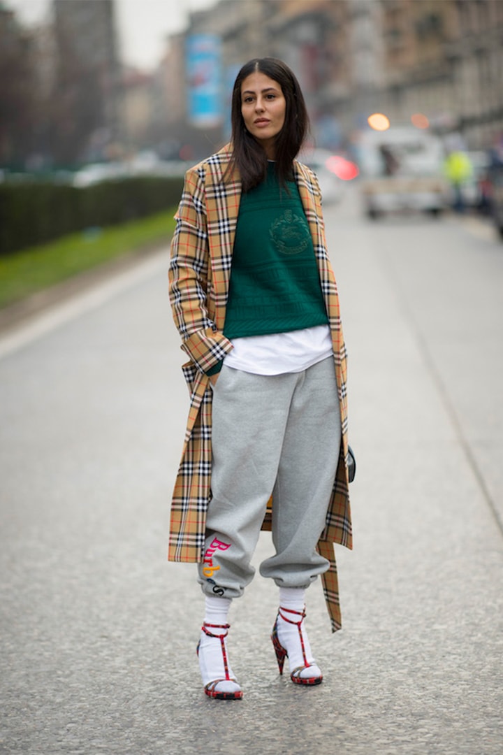 Socks with Heels Fall Winter Street Style