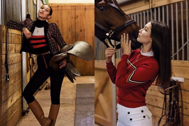 Bella Hadid Horse