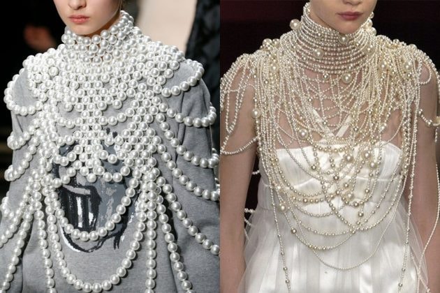 Burberry-Givenchy Pearl Details