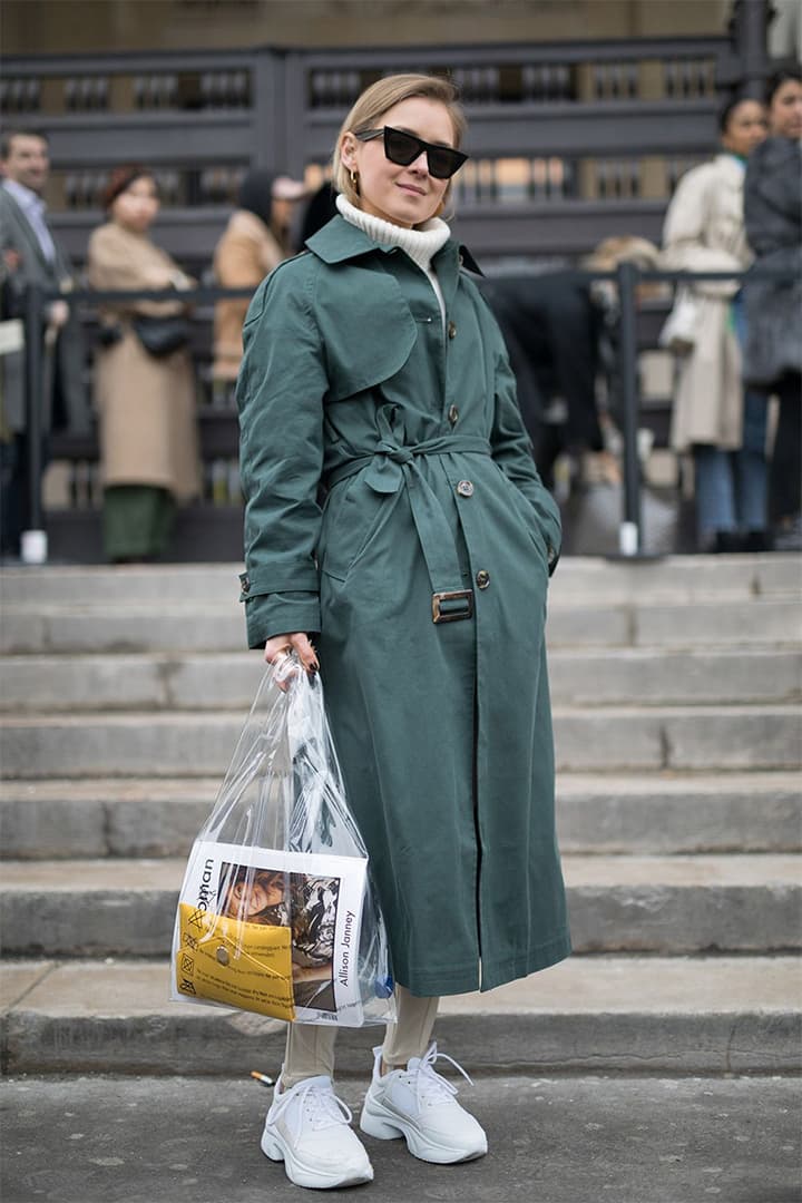 PVC Bag Coat Winter Fall Dad Shoes Sneakers Street Style