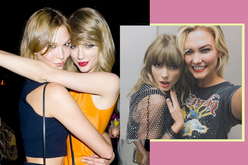 taylor swift karlie kloss friends finally concert reputation tour together selfie