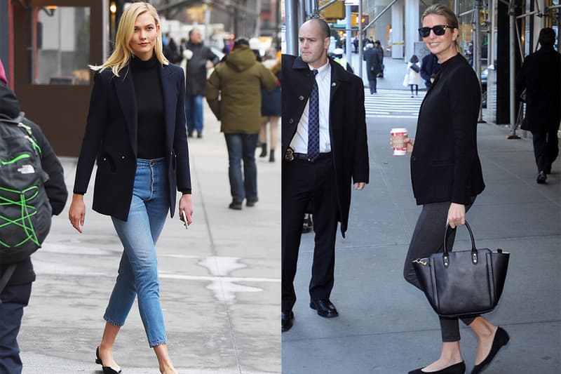 Karlie Kloss Ivanka Trump Blazer Flats