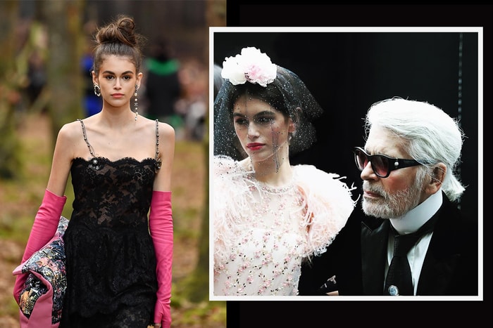 超模 Off Duty Look 遇上老佛爺造型:率先欣賞 Kaia Gerber X Karl Lagerfeld 跨世代聯乘系列