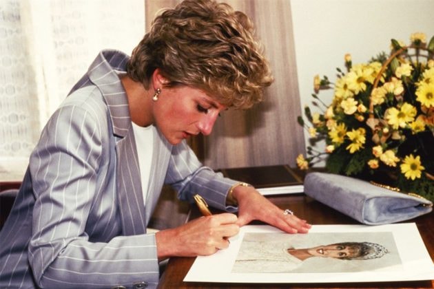 Princess Diana Writing