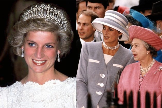 Princess Diana Queen Elizabeth II