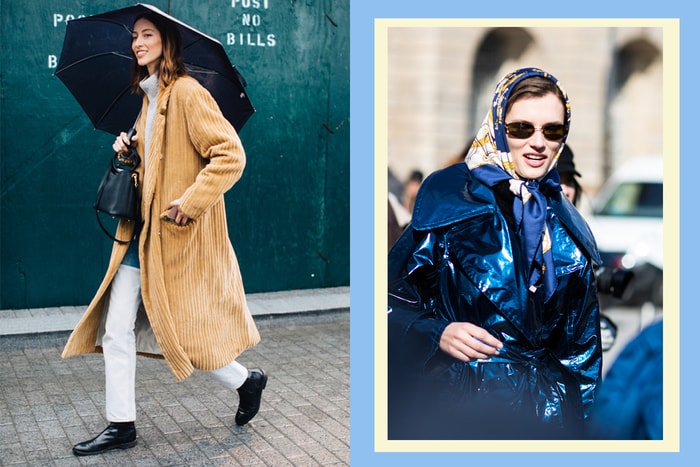 別再以下雨為藉口了!街拍女孩給我們的雨天穿搭靈感